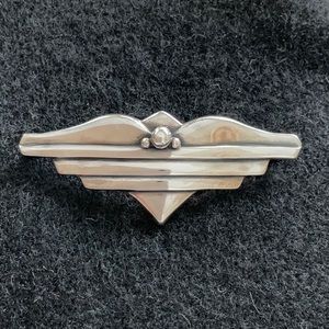 David Dear Native American made “Pie N The Sky” sterling silver pin.